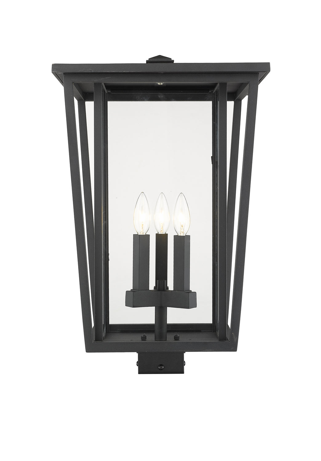 Z-Lite - 571PHXLS-BK - Three Light Outdoor Post Mount - Seoul - Black