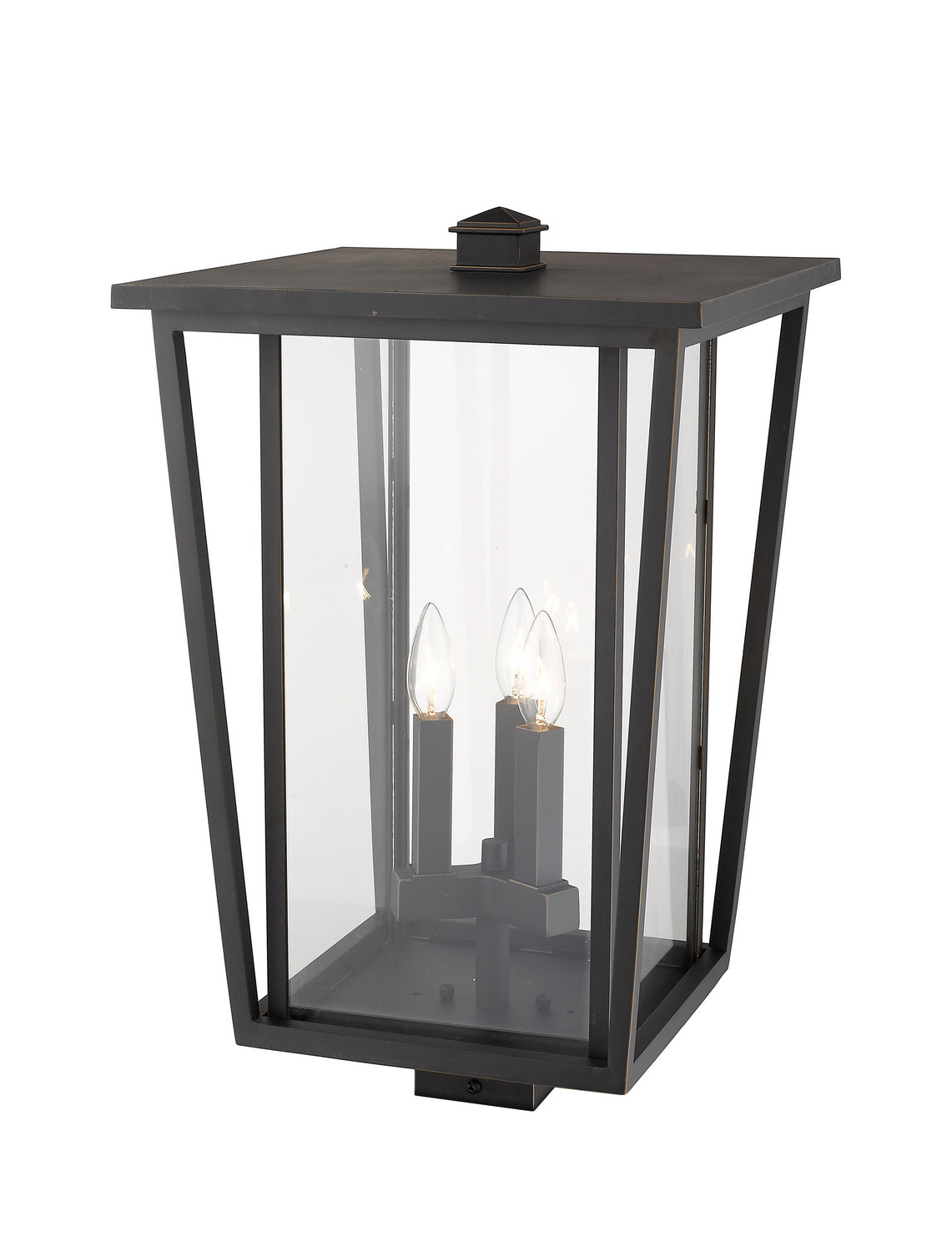 Z-Lite - 571PHXLS-ORB - Three Light Outdoor Post Mount Fixture - Seoul - Oil Rubbed Bronze