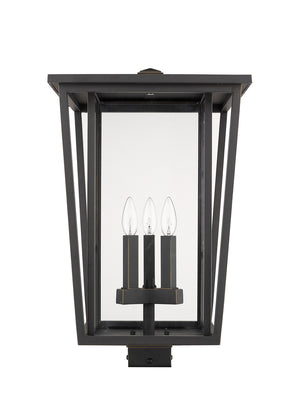 Z-Lite - 571PHXLS-ORB - Three Light Outdoor Post Mount Fixture - Seoul - Oil Rubbed Bronze