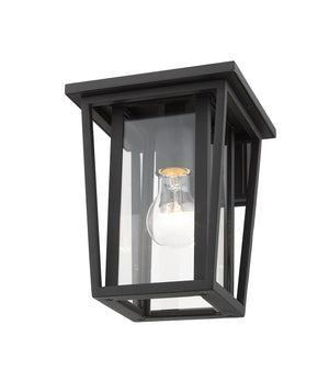 Z-Lite - 571S-BK - One Light Outdoor Wall Light - Seoul - Black