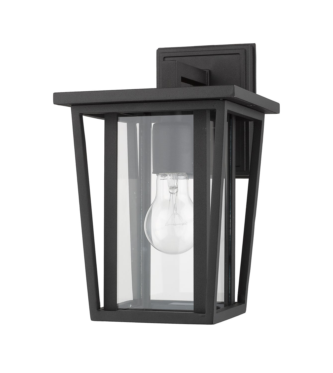 Z-Lite - 571S-BK - One Light Outdoor Wall Mount - Seoul - Black