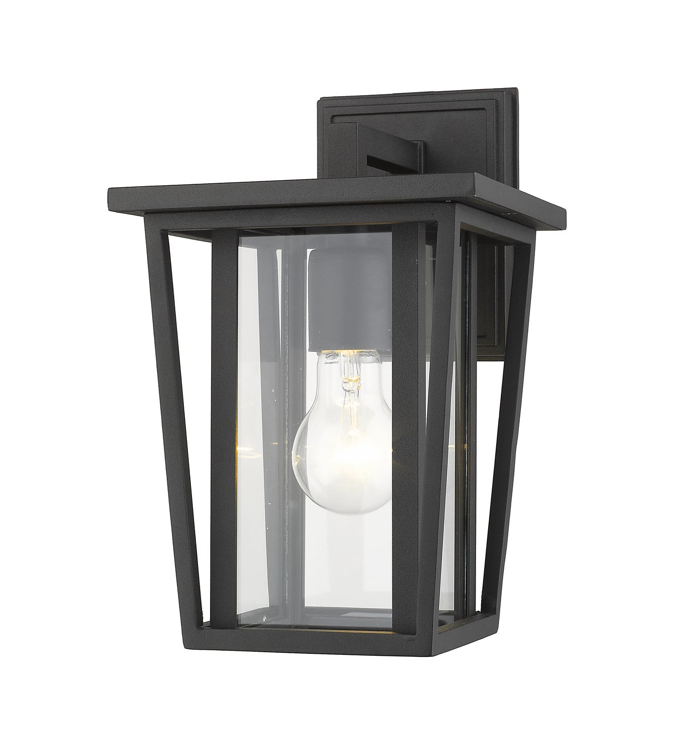 Z-Lite - 571S-BK - One Light Outdoor Wall Light - Seoul - Black