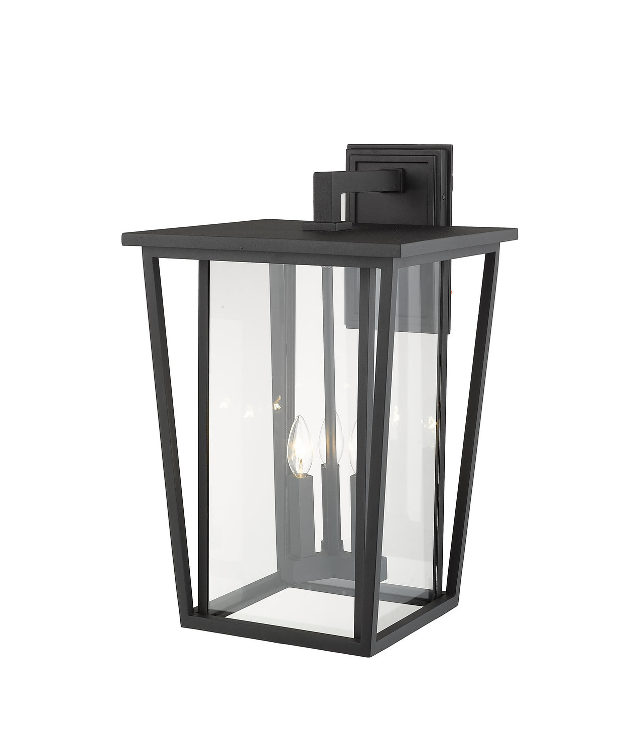 Z-Lite - 571XL-BK - Three Light Outdoor Wall Light - Seoul - Black