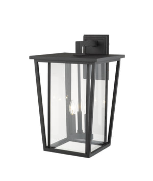Z-Lite - 571XL-BK - Three Light Outdoor Wall Light - Seoul - Black