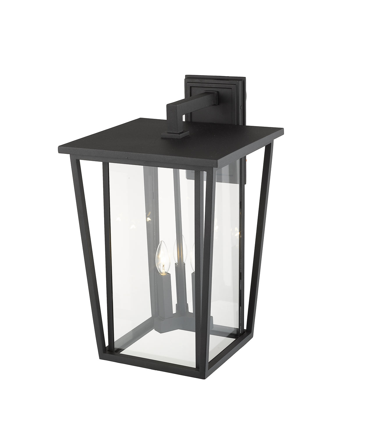 Z-Lite - 571XL-BK - Three Light Outdoor Wall Light - Seoul - Black