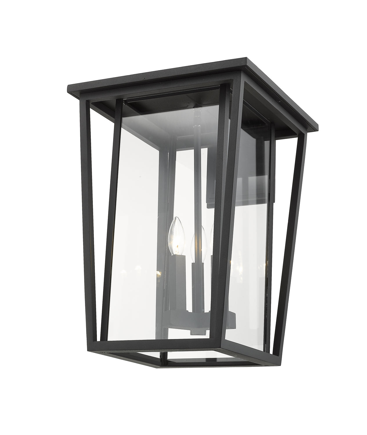 Z-Lite - 571XL-BK - Three Light Outdoor Wall Light - Seoul - Black