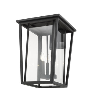 Z-Lite - 571XL-BK - Three Light Outdoor Wall Light - Seoul - Black