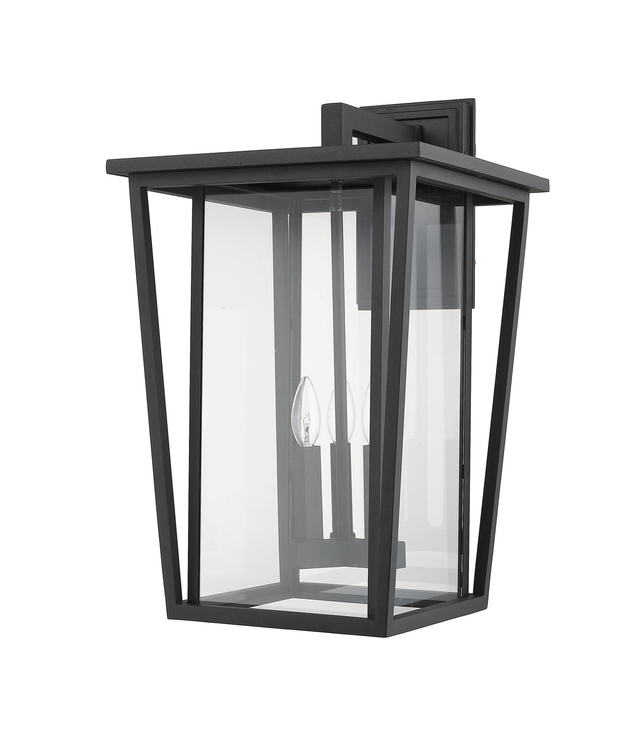 Z-Lite - 571XL-BK - Three Light Outdoor Wall Light - Seoul - Black