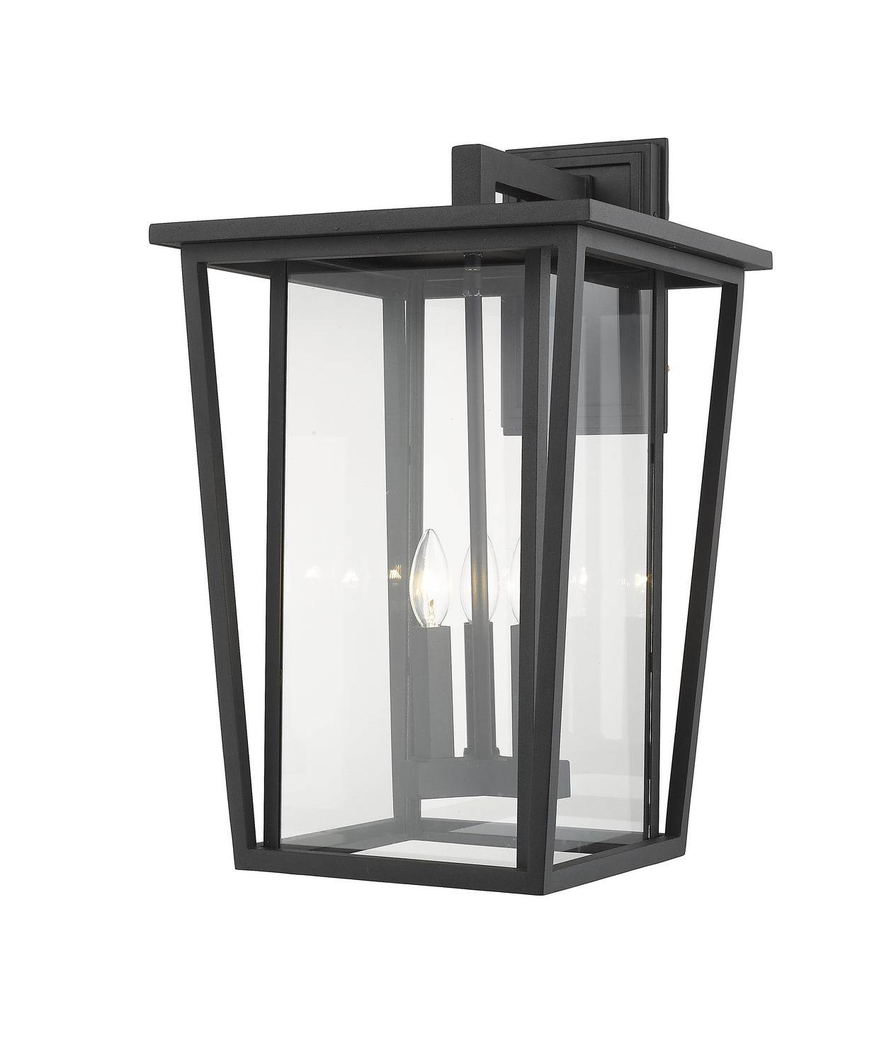 Z-Lite - 571XL-BK - Three Light Outdoor Wall Light - Seoul - Black