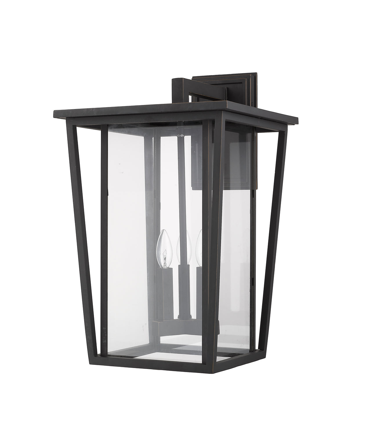 Z-Lite - 571XL-ORB - Three Light Outdoor Wall Sconce - Seoul - Oil Rubbed Bronze