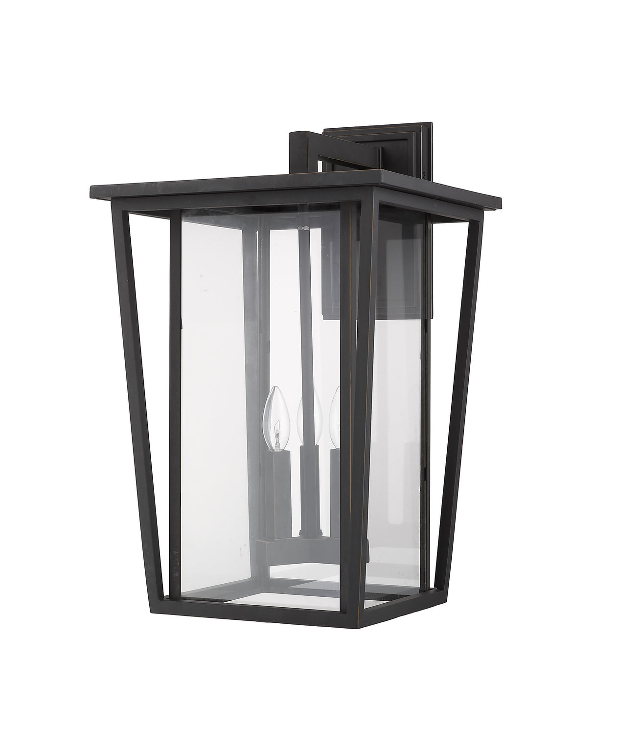 Z-Lite - 571XL-ORB - Three Light Outdoor Wall Light - Seoul - Oil Rubbed Bronze
