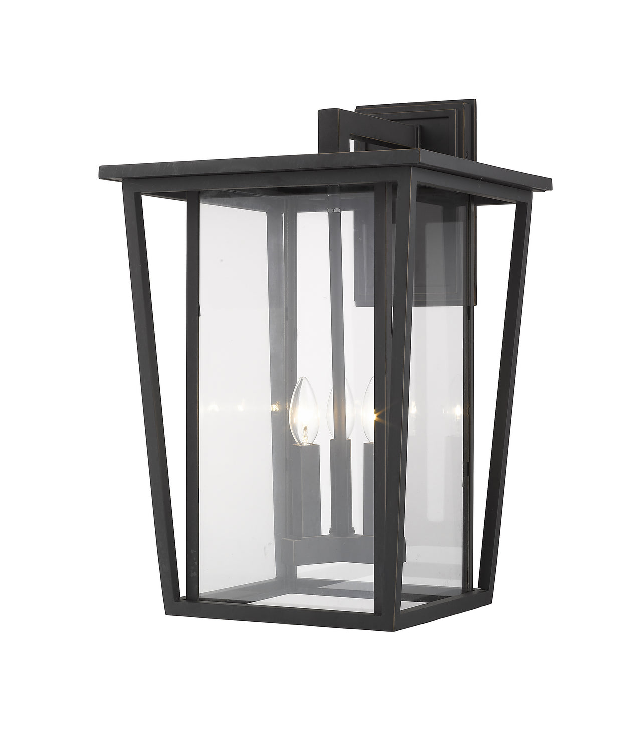 Z-Lite - 571XL-ORB - Three Light Outdoor Wall Light - Seoul - Oil Rubbed Bronze