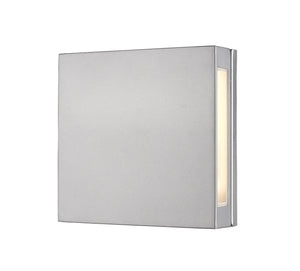 Z-Lite - 572B-SL-LED - LED Outdoor Wall Mount - Quadrate - Silver