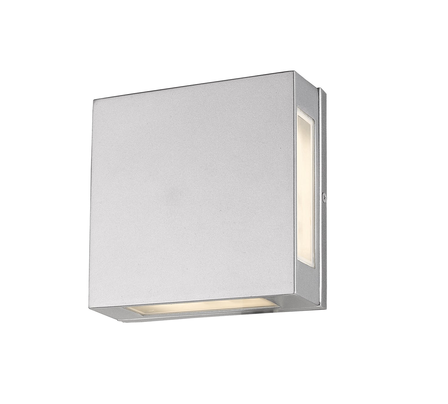 Z-Lite - 572S-SL-LED - LED Outdoor Wall Mount - Quadrate - Silver