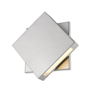 Z-Lite - 573B-SL-LED - LED Outdoor Wall Mount - Quadrate - Silver