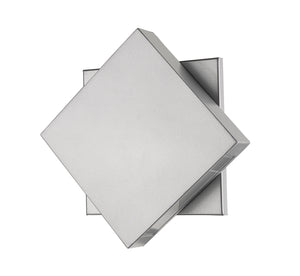 Z-Lite - 573B-SL-LED - LED Outdoor Wall Mount - Quadrate - Silver