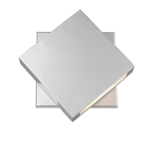 Z-Lite - 573B-SL-LED - LED Outdoor Wall Mount - Quadrate - Silver