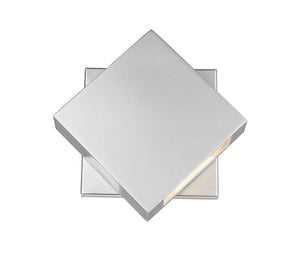 Z-Lite - 573S-SL-LED - LED Outdoor Wall Mount - Quadrate - Silver