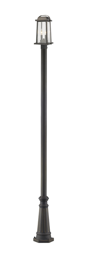 Z-Lite - 574PHMR-519P-ORB - Two Light Outdoor Post Mount - Millworks - Oil Rubbed Bronze