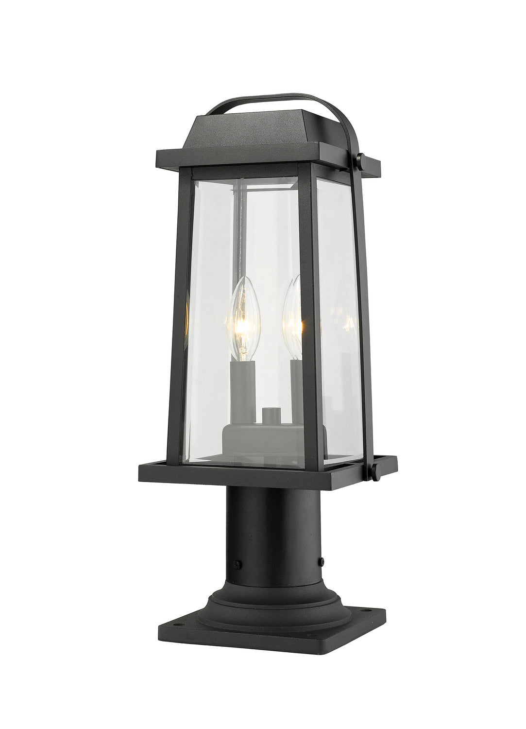 Z-Lite - 574PHMR-533PM-BK - Two Light Outdoor Pier Mounted Fixture - Millworks - Black