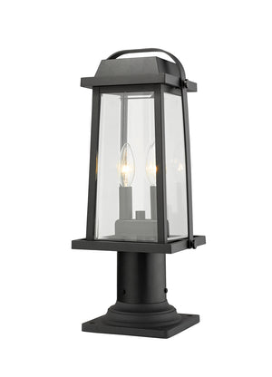 Z-Lite - 574PHMR-533PM-BK - Two Light Outdoor Pier Mount - Millworks - Black