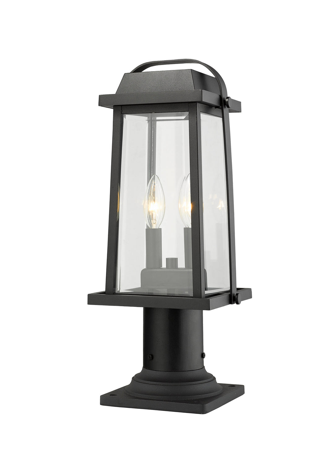 Z-Lite - 574PHMR-533PM-BK - Two Light Outdoor Pier Mounted Fixture - Millworks - Black
