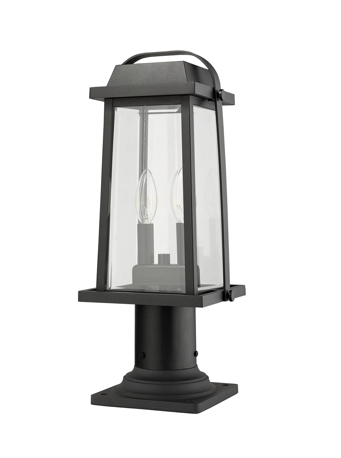 Z-Lite - 574PHMR-533PM-BK - Two Light Outdoor Pier Mount - Millworks - Black