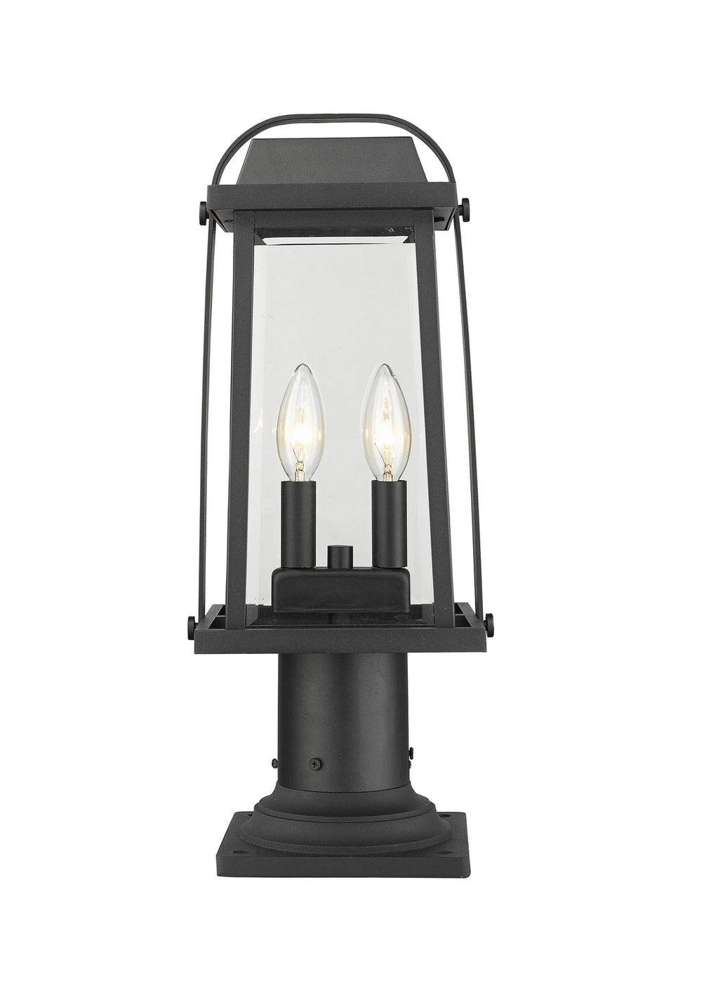 Z-Lite - 574PHMR-533PM-BK - Two Light Outdoor Pier Mounted Fixture - Millworks - Black