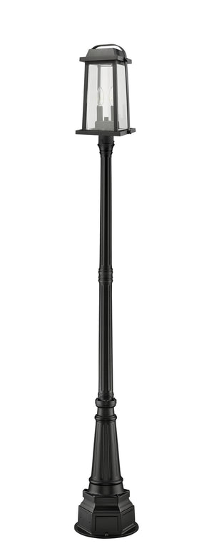 Z-Lite - 574PHMR-564P-BK - Two Light Outdoor Post Mounted Fixture - Millworks - Black