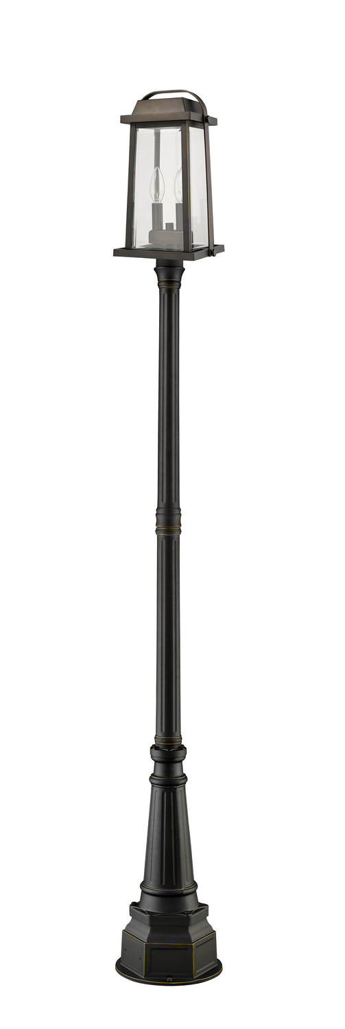 Z-Lite - 574PHMR-564P-ORB - Two Light Outdoor Post Mounted Fixture - Millworks - Oil Rubbed Bronze