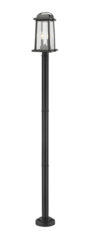 Z-Lite - 574PHMR-567P-BK - Two Light Outdoor Post Mounted Fixture - Millworks - Black