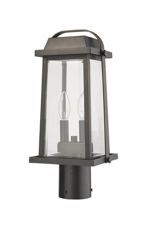 Z-Lite - 574PHMR-ORB - Two Light Outdoor Post Mount - Millworks - Oil Rubbed Bronze