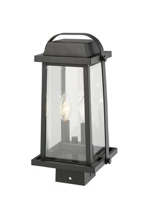 Z-Lite - 574PHMS-BK - Two Light Outdoor Post Mount - Millworks - Black