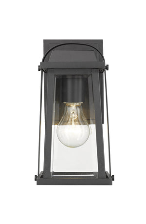 Z-Lite - 574S-BK - One Light Outdoor Wall Mount - Millworks - Black