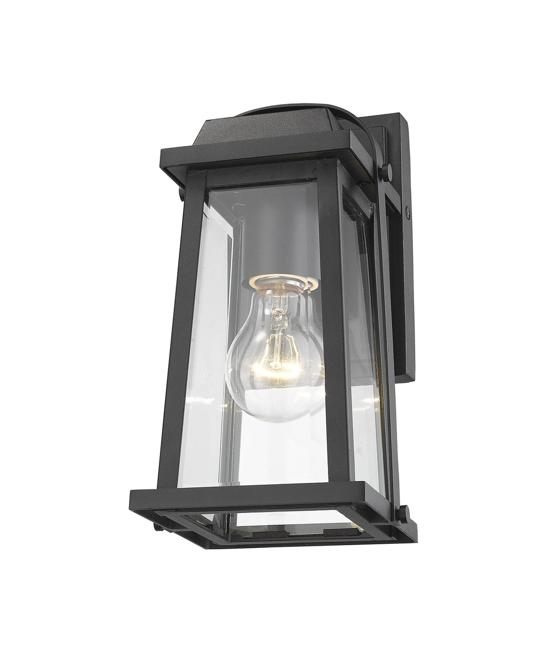 Z-Lite - 574S-BK - One Light Outdoor Wall Mount - Millworks - Black