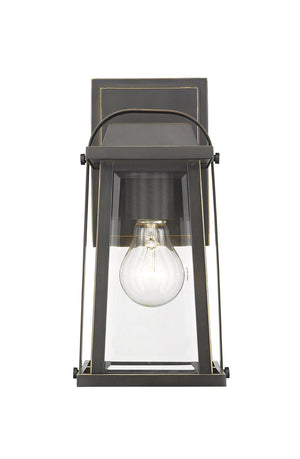 Z-Lite - 574S-ORB - One Light Outdoor Wall Light - Millworks - Oil Rubbed Bronze