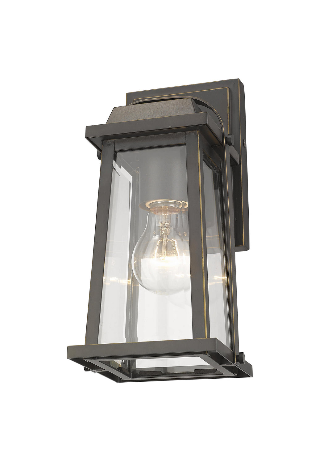 Z-Lite - 574S-ORB - One Light Outdoor Wall Mount - Millworks - Oil Rubbed Bronze