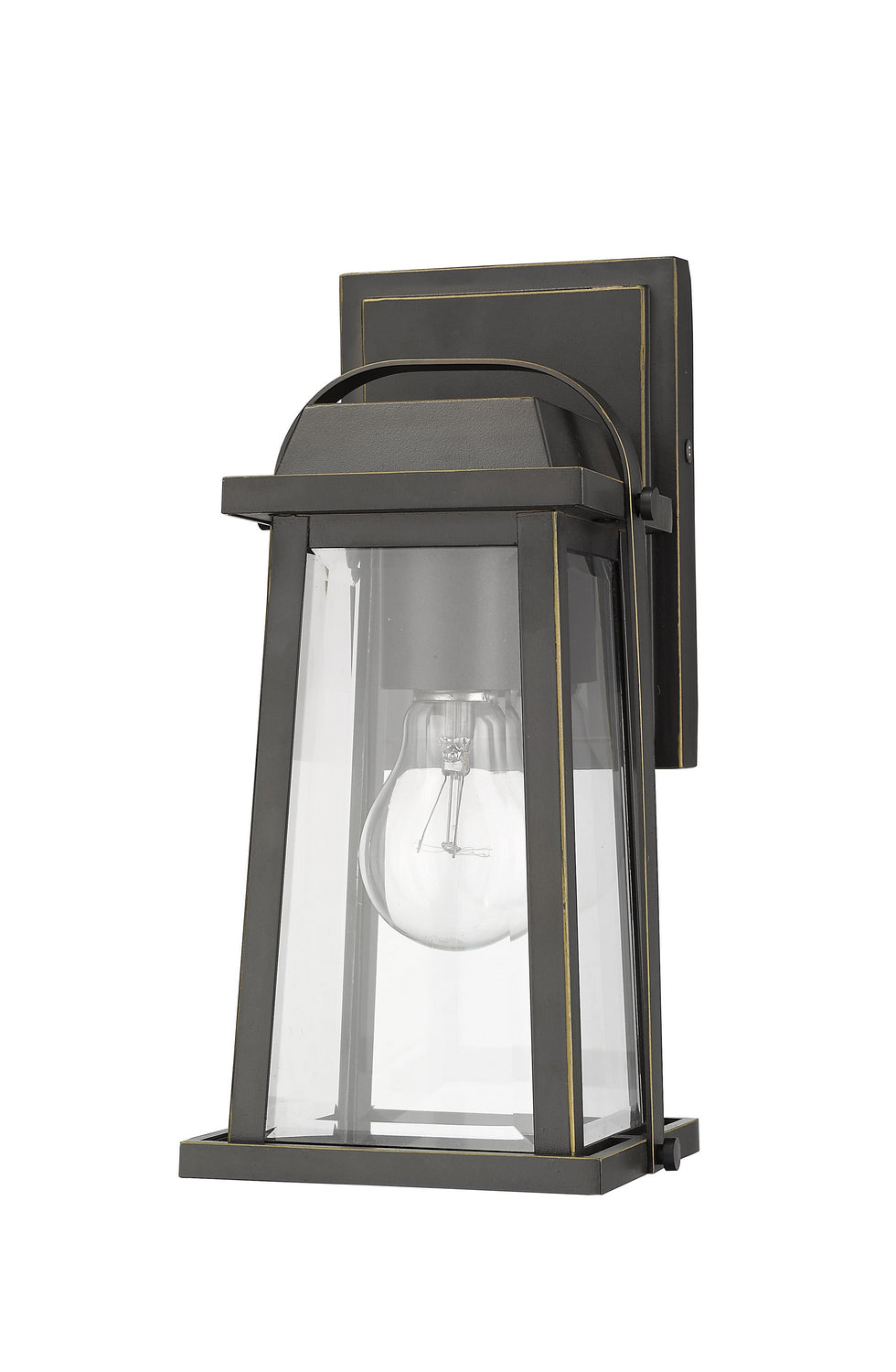 Z-Lite - 574S-ORB - One Light Outdoor Wall Mount - Millworks - Oil Rubbed Bronze