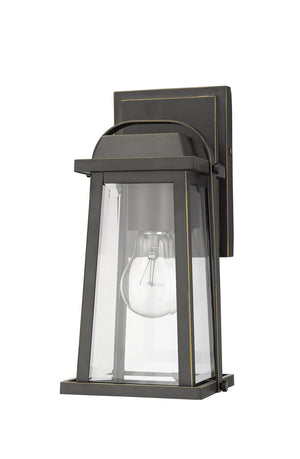 Z-Lite - 574S-ORB - One Light Outdoor Wall Mount - Millworks - Oil Rubbed Bronze