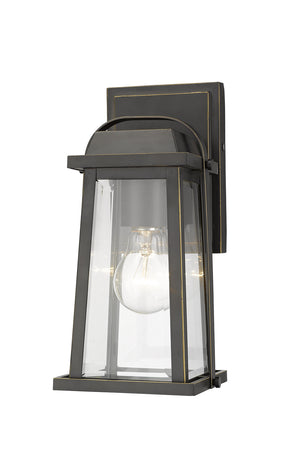 Z-Lite - 574S-ORB - One Light Outdoor Wall Light - Millworks - Oil Rubbed Bronze