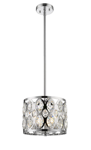 Z-Lite - 6010-12CH - Three Light Chandelier - Dealey - Chrome