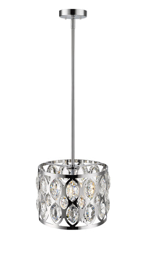 Z-Lite - 6010-12CH - Three Light Chandelier - Dealey - Chrome