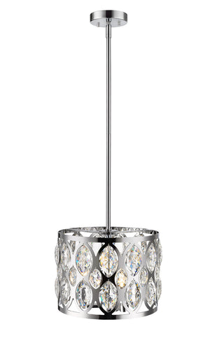 Z-Lite - 6010-12CH - Three Light Chandelier - Dealey - Chrome