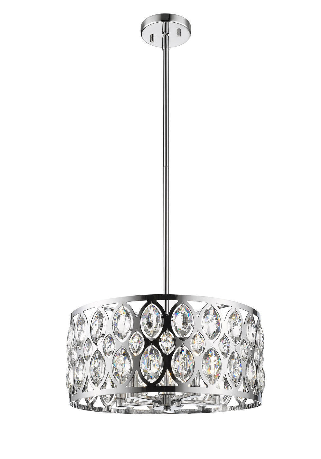 Z-Lite - 6010-20CH - Five Light Chandelier - Dealey - Chrome