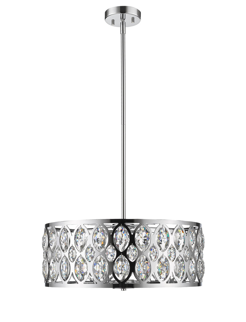 Z-Lite - 6010-24CH - Six Light Chandelier - Dealey - Chrome