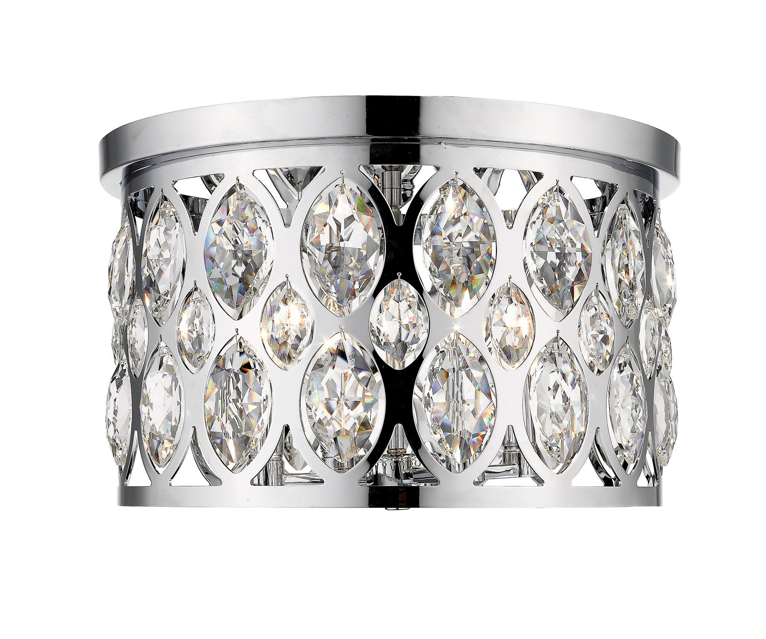 Z-Lite - 6010F15CH - Four Light Flush Mount - Dealey - Chrome