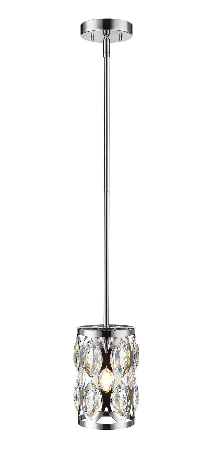 Z-Lite - 6010MP-CH - One Light Pendant - Dealey - Chrome