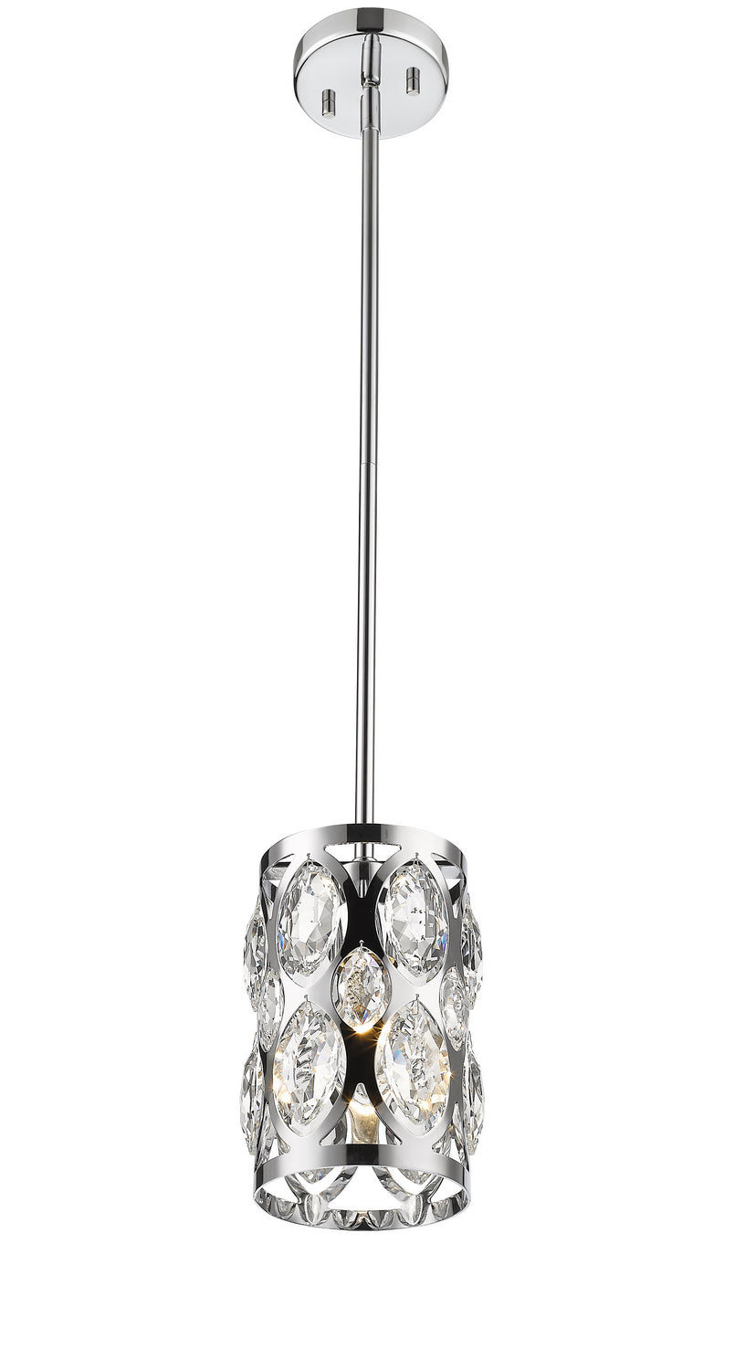 Z-Lite - 6010MP-CH - One Light Pendant - Dealey - Chrome