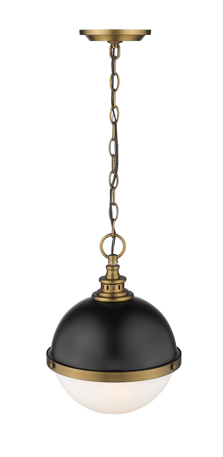 Z-Lite - 619MP-MB-FB - Two Light Pendant - Peyton - Matte Black / Factory Bronze