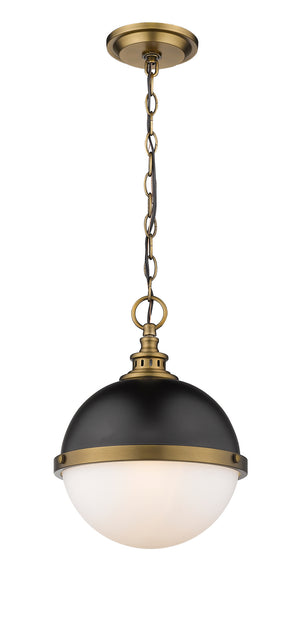 Z-Lite - 619MP-MB-FB - Two Light Pendant - Peyton - Matte Black / Factory Bronze